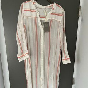 NWT GARNET HILL Organic Cotton Coverup/Duster